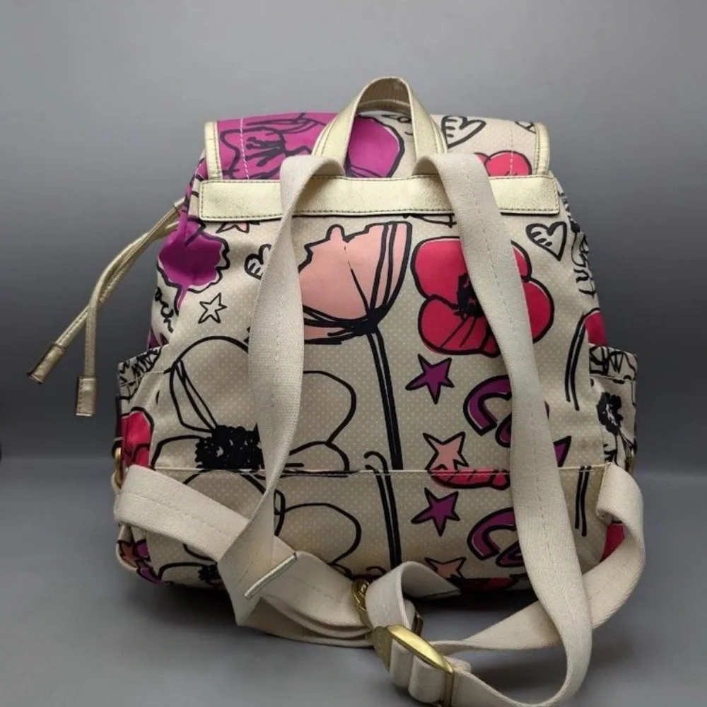 Coach Poppy Kyra Floral Backpack karenscompany.com display picture 1
